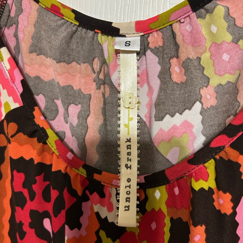 Uncle Frank Multi-Color Geometric Print Tunic - Picture 2 of 4